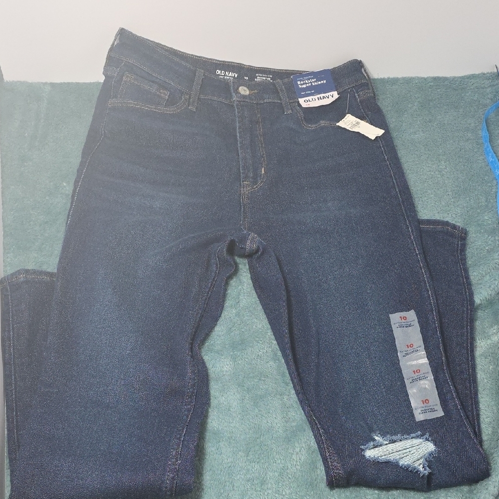 NWT Old Navy Extra High Rise Dark Wash Jeans